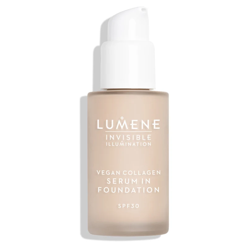 Lumene Invisible Illumination Vegan Collagen Serum in Foundation SPF30 30 ml 0.5 - Flytande foundation