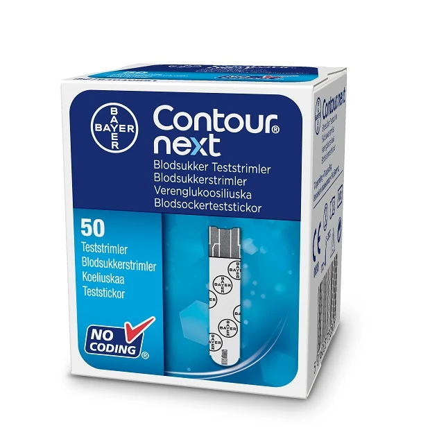Contour Next Teststickor 50st - Blodsockermätare