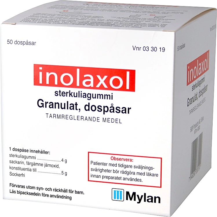 Inolaxol granulat dospåse 50 st - Förstoppning & hård mage