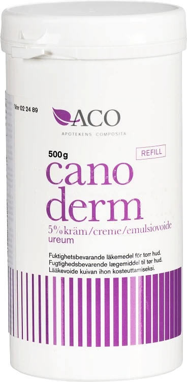 Canoderm kräm refill 5% 500 g - Torr hud