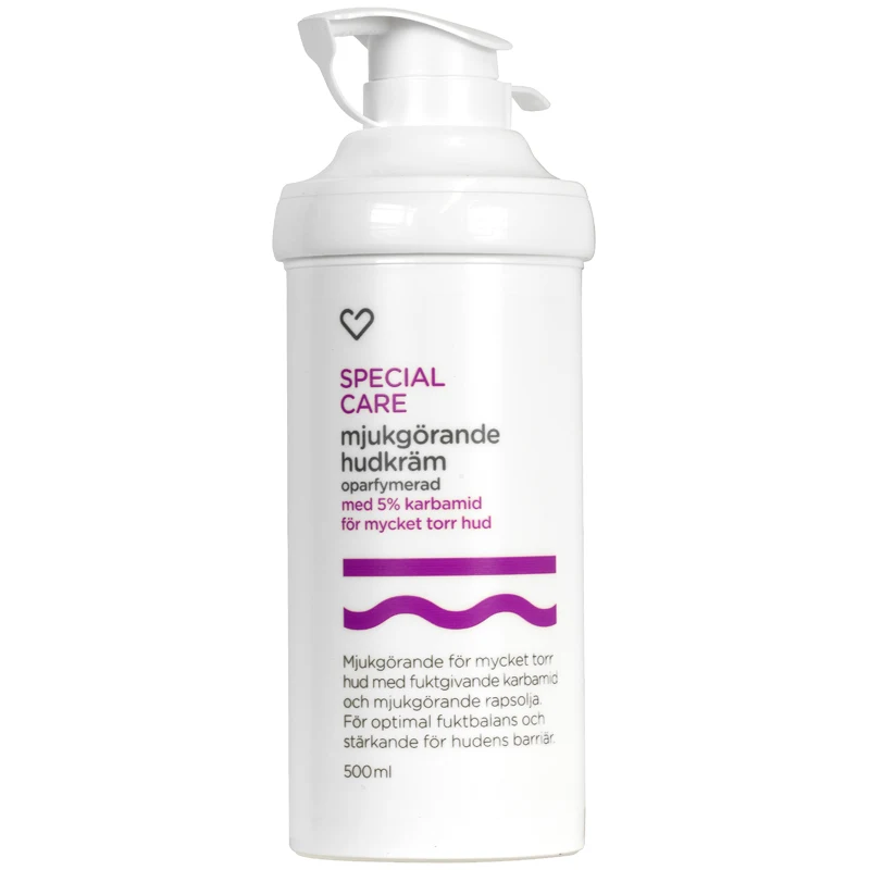 Hjärtats Special Care mjukgörande hudkräm 5% karbamid 500 ml - Karbamid