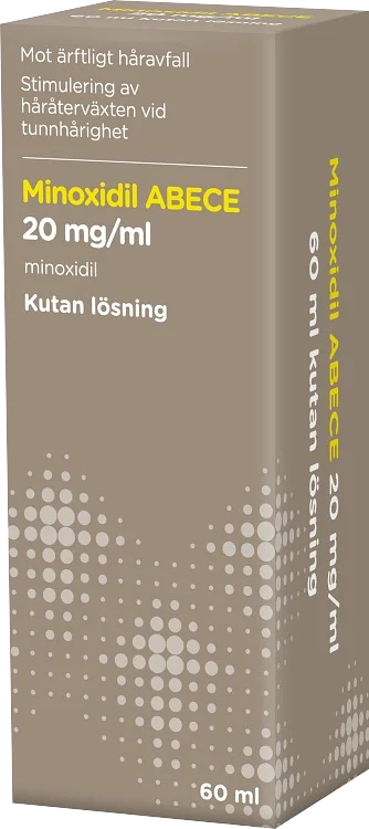 Minoxidil ABECE Kutan lösning 20mg/ml 60ml - Håravfall