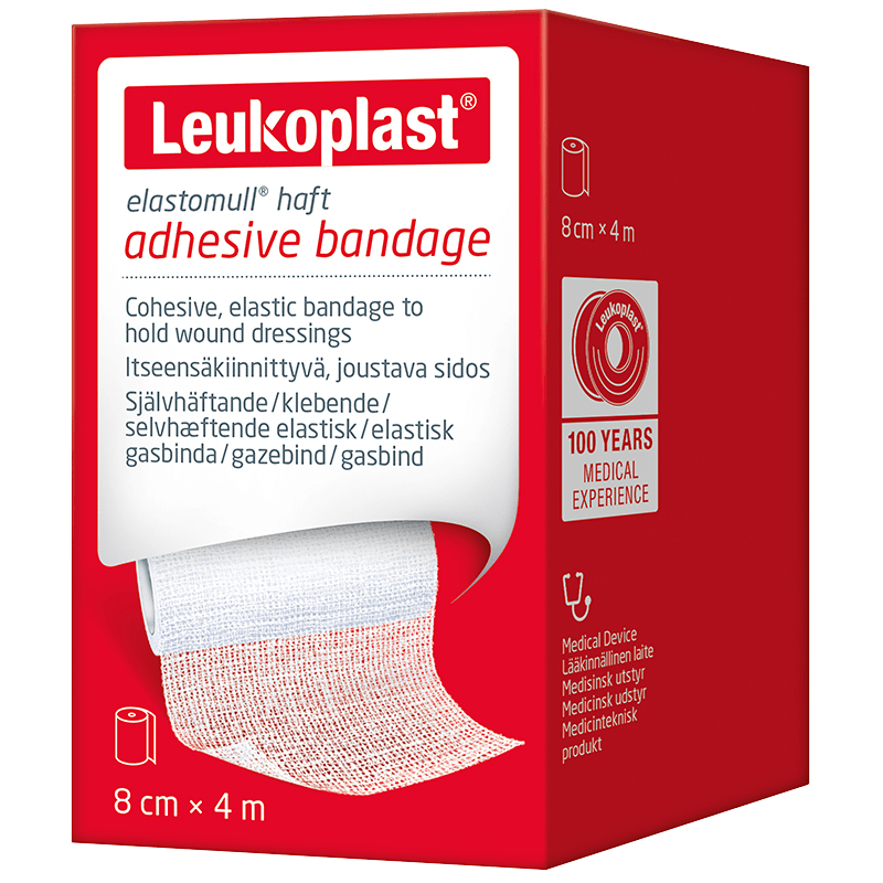 Leukoplast Elastomull Haft 8 cm x 4 m 1 st - Förband