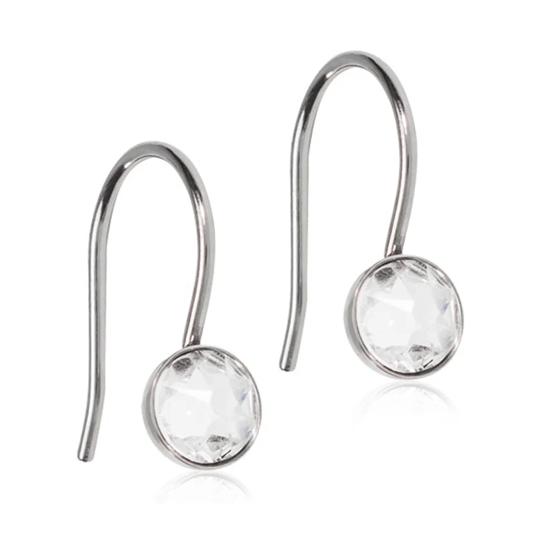 Blomdahl Örhängen NT Pendant Bezel Crystal 5 mm 1par - Örhängen