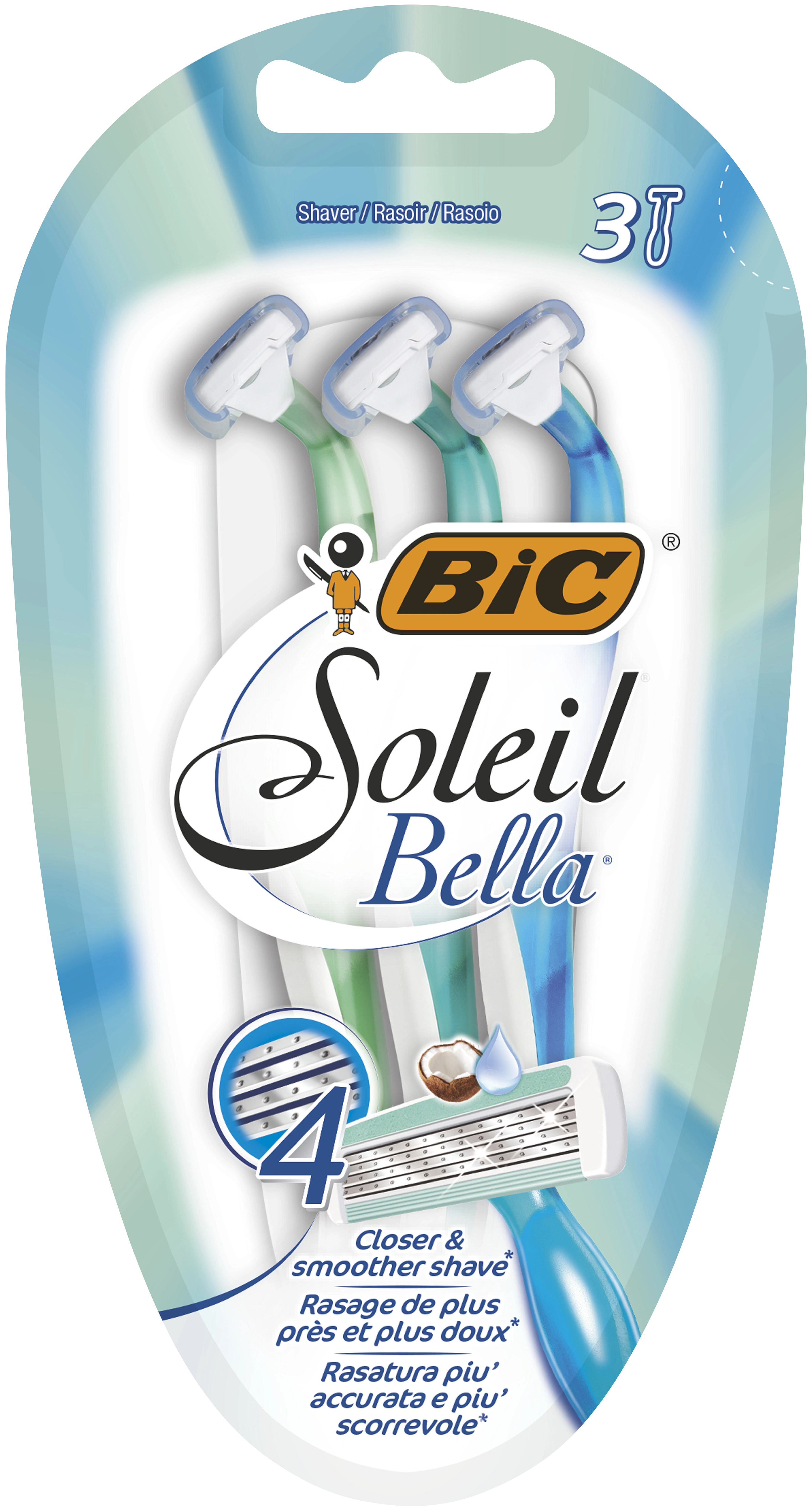 BIC Soleil Bella Rakhyvlar för Kvinnor 3-pack - Rakhyvlar dam