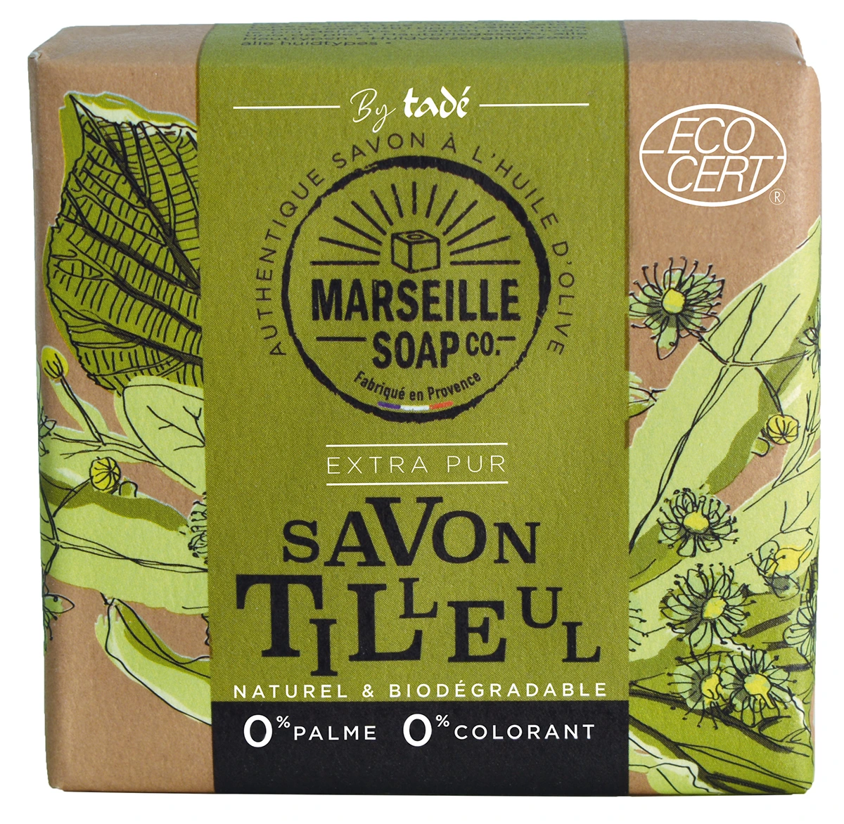 Tadé Pays du Levant Fast Marseille Tvål Linden 100 g - Handtvål