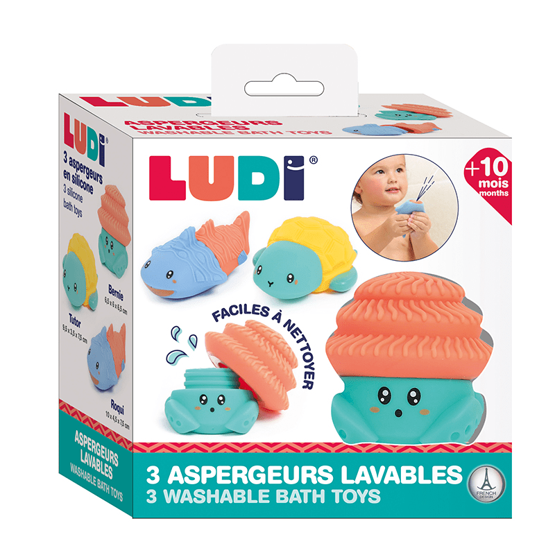 LUDI Badleksaker Aquacopains 3 st - Badleksaker