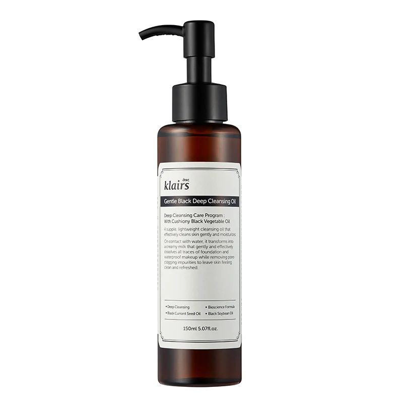 Klairs Gentle Black Deep Cleansing Oil 150 ml - Ansiktsrengöring