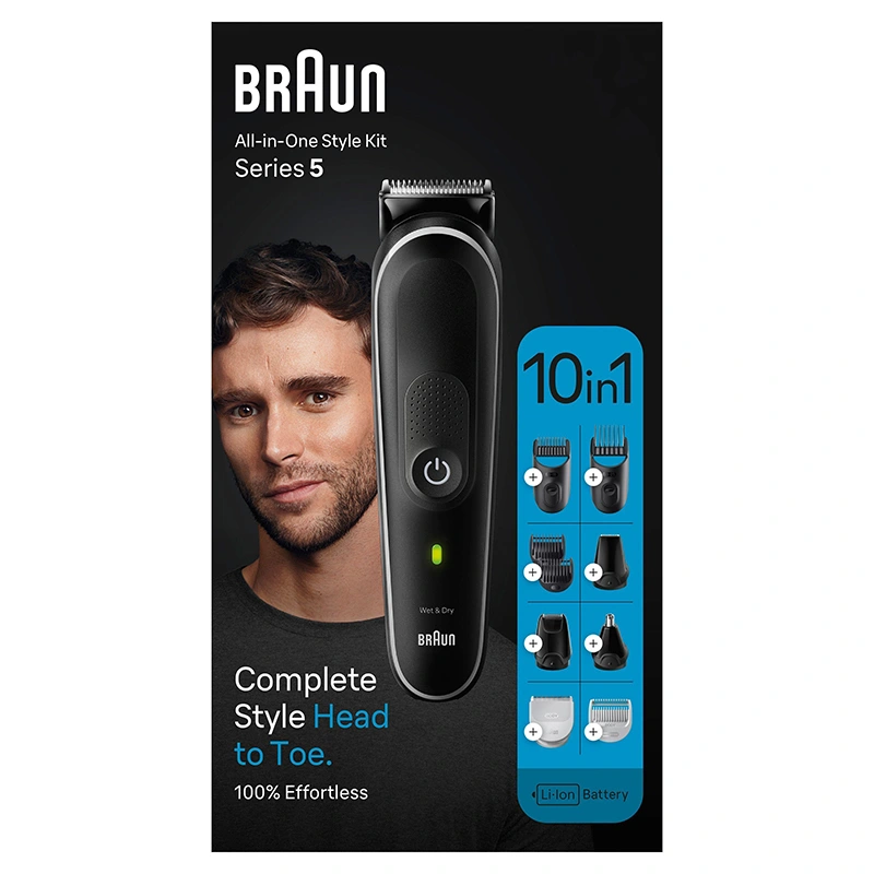 Braun Multiverktyg MGK5440 Svart/Grå - Skäggtrimmers