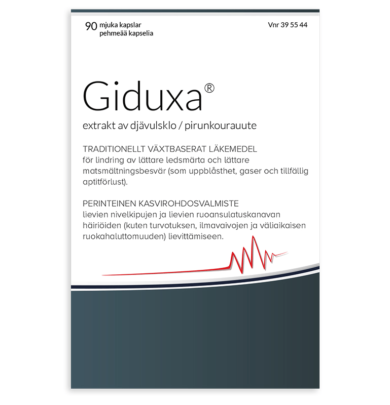 Giduxa Kapsel, mjuk Blister, 90 kapslar - Ledvärk & artros