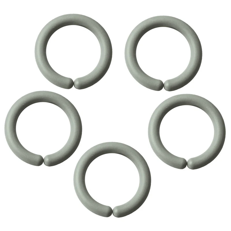 AddBaby Barnvagnsringar 5-pack Silver - Barnvagnstillbehör