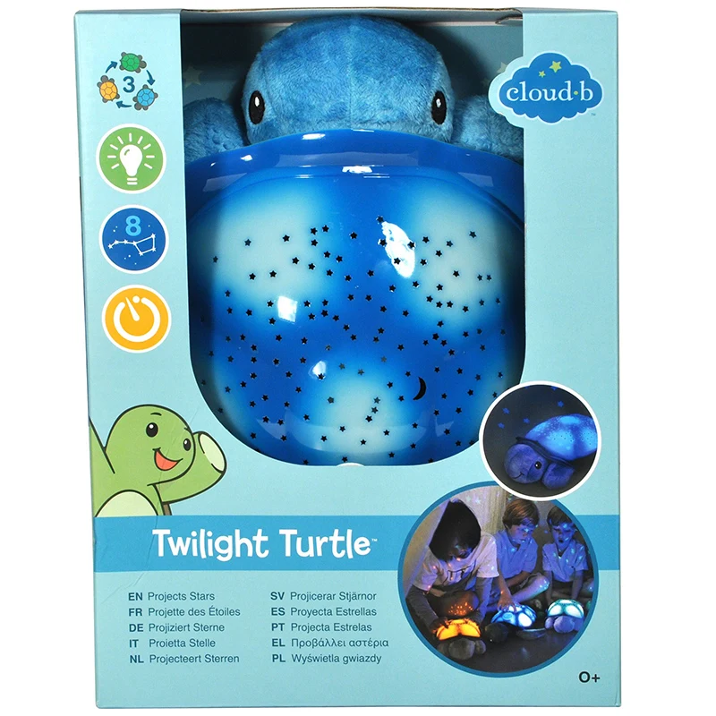 Cloud B Twilight Buddies Turtle Blue - Nattlampa