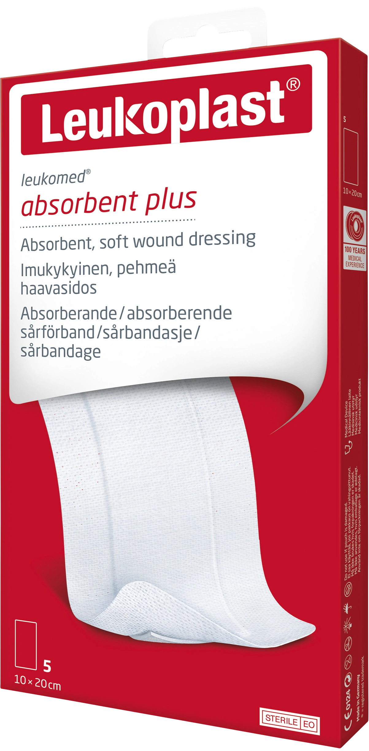 Leukoplast Leukomed 10cm x 20cm 5st - Förband