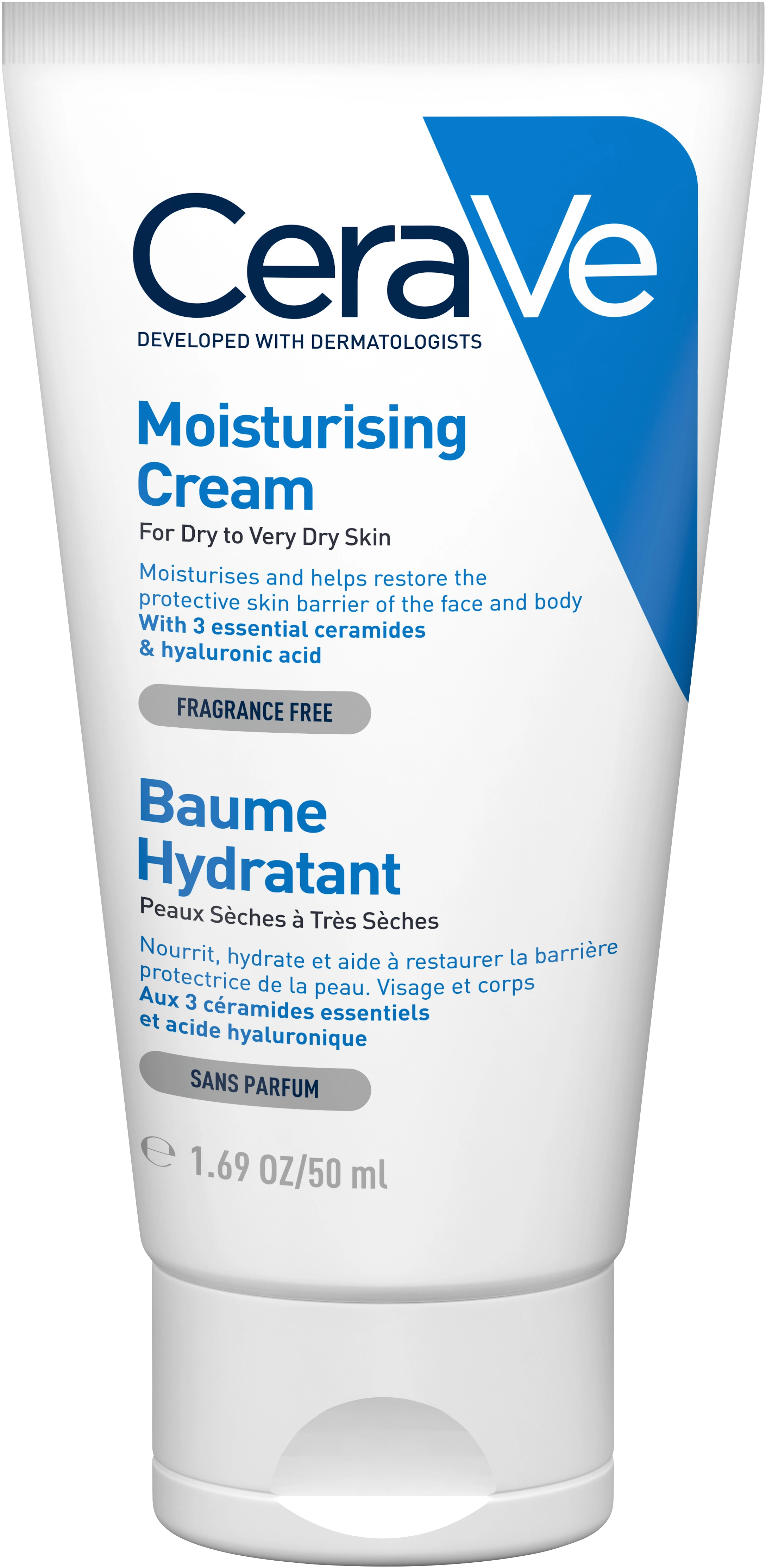 CeraVe Moisturising Cream 50 ml - Ansiktskräm - dagkräm