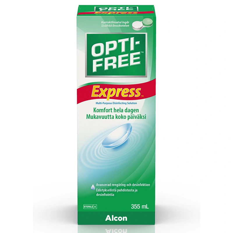 Opti-Free Express Linsvätska 355 ml - Linsvätska & linsetui