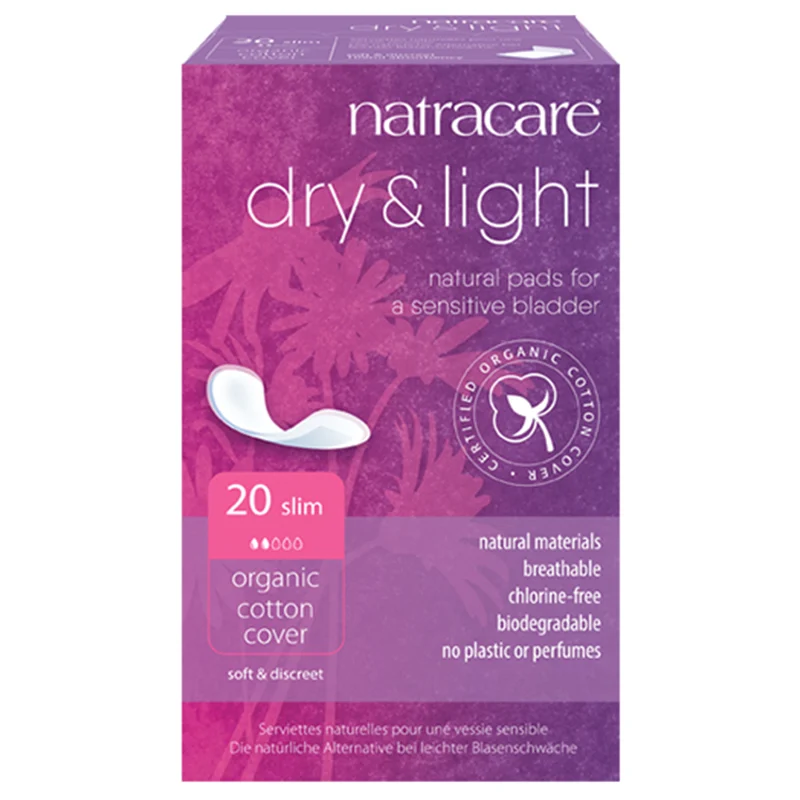 Natracare Inkontinensskydd Dry+Light Slim 20 st - Inkontinensskydd för kvinnor