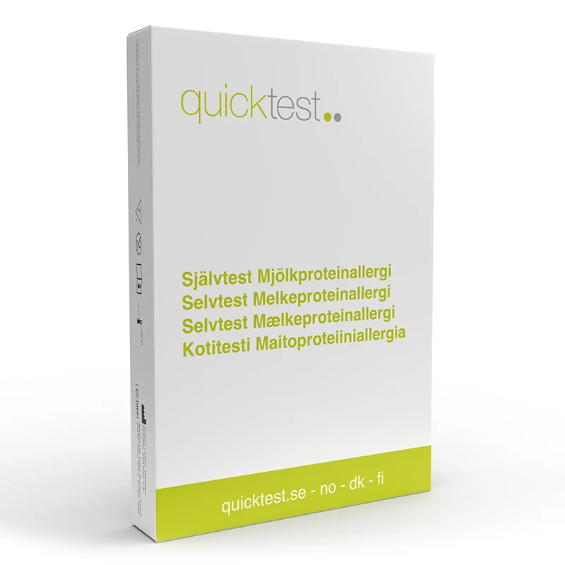 Quicktest Mjölkproteinallergitest 1-pack - Övriga självtester