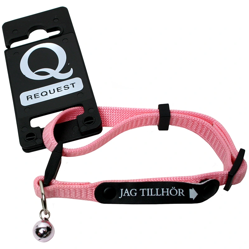 Gibbon Katthalsband ID Jag Tillhör 30 cm Rosa - Katthalsband
