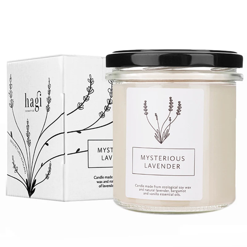 Hagi Mysterious Lavender Soy Candle 230 g - Doftljus