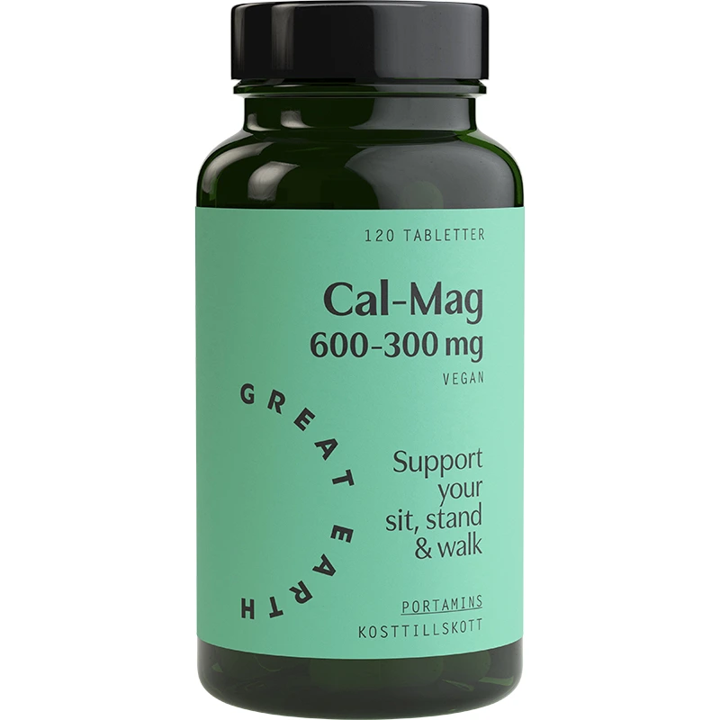 Great Earth Cal-Mag 600-300 mg 120 tabletter - Kalcium