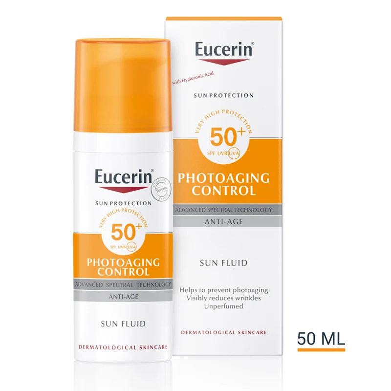 Eucerin Anti-Age Sun Fluid SPF50 50 ml - Solskydd ansikte