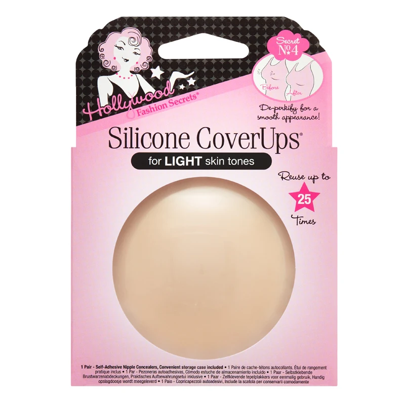 Hollywood Fashion Secrets Silicone Cover Ups Light 1 par - Makeup