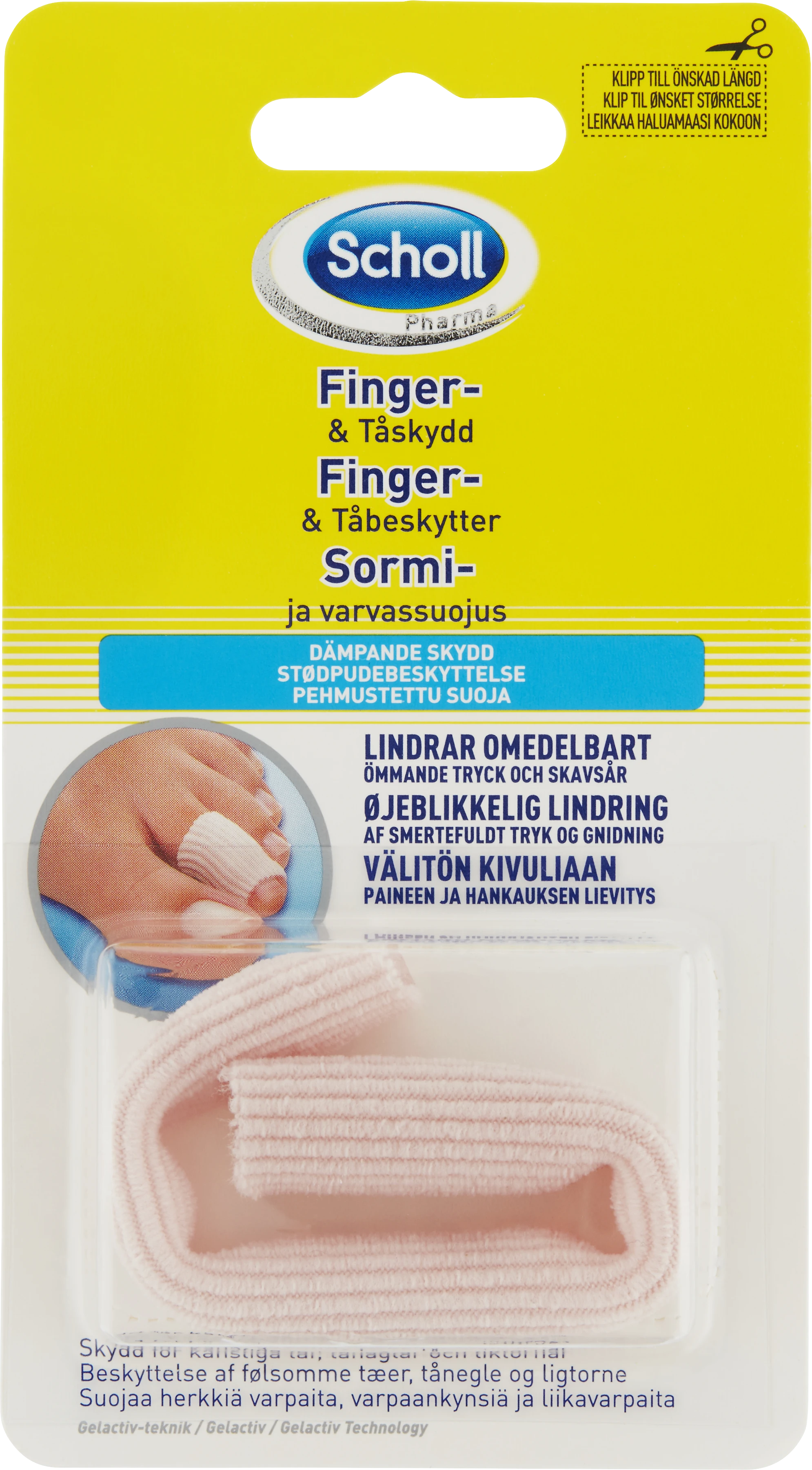 Scholl finger- och tåskydd - Skavsårsplåster
