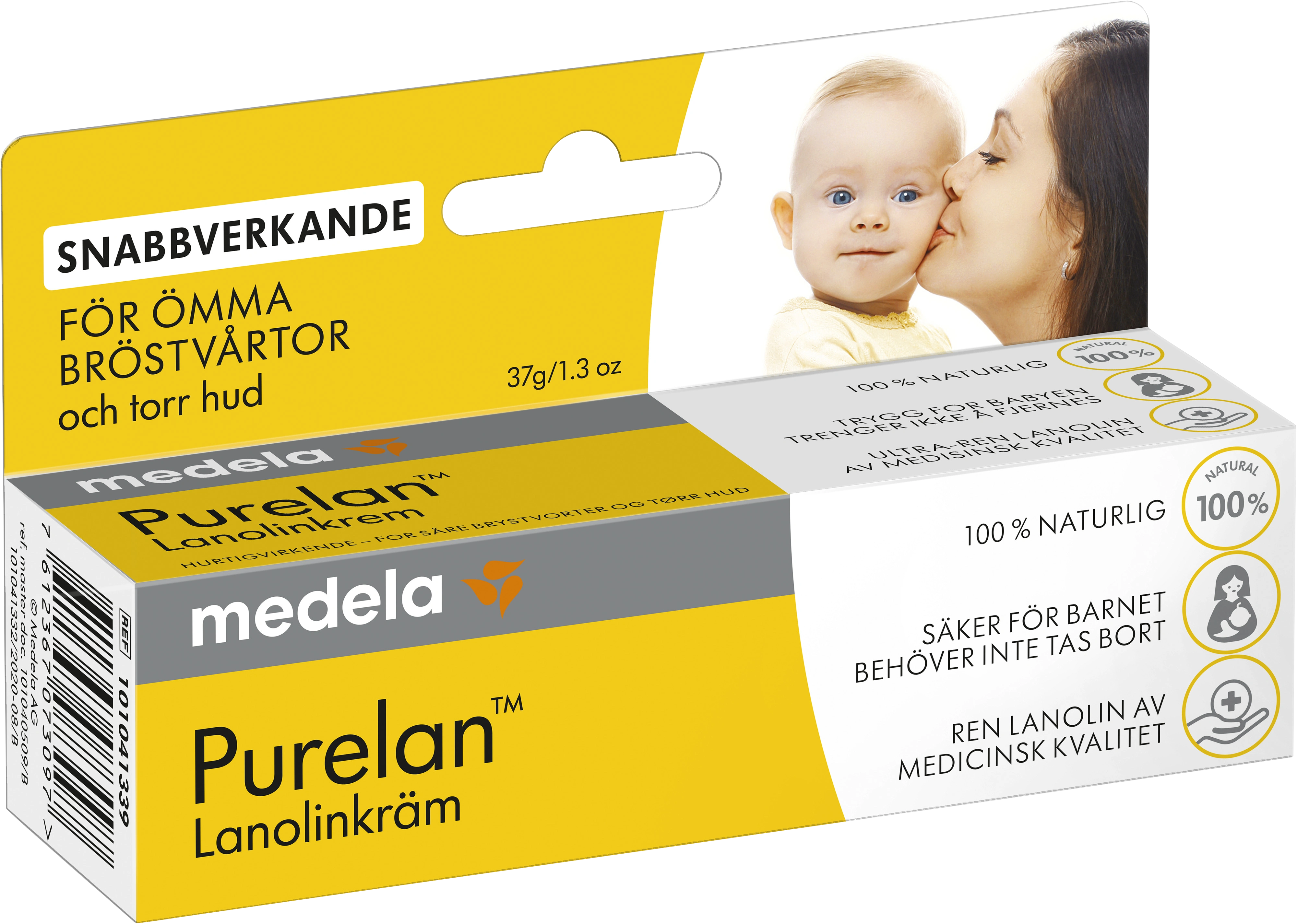 Medela Purelan Lanolinkräm 37g - Bröstvårtskräm