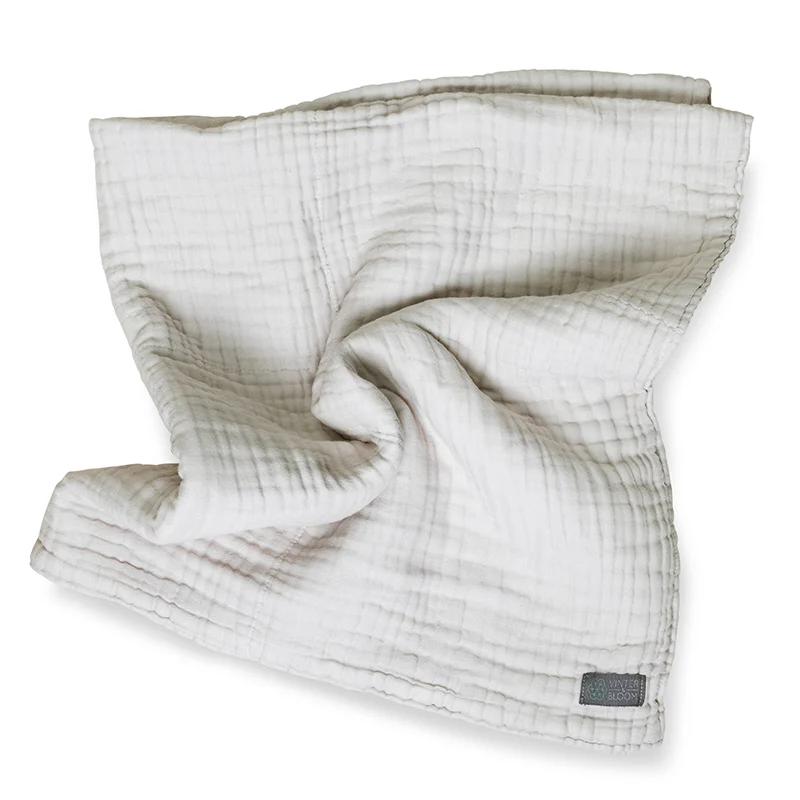 Vinter & Bloom Filt Layered Muslin EKO Dove Grey 100x80cm - Swaddles