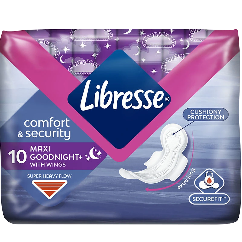 Libresse Maxi Goodnight 10 st - Libresse bindor
