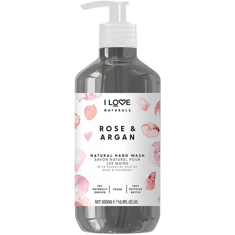 I LOVE Naturals Hand Wash Rose & Argan 500 ml - Handtvål