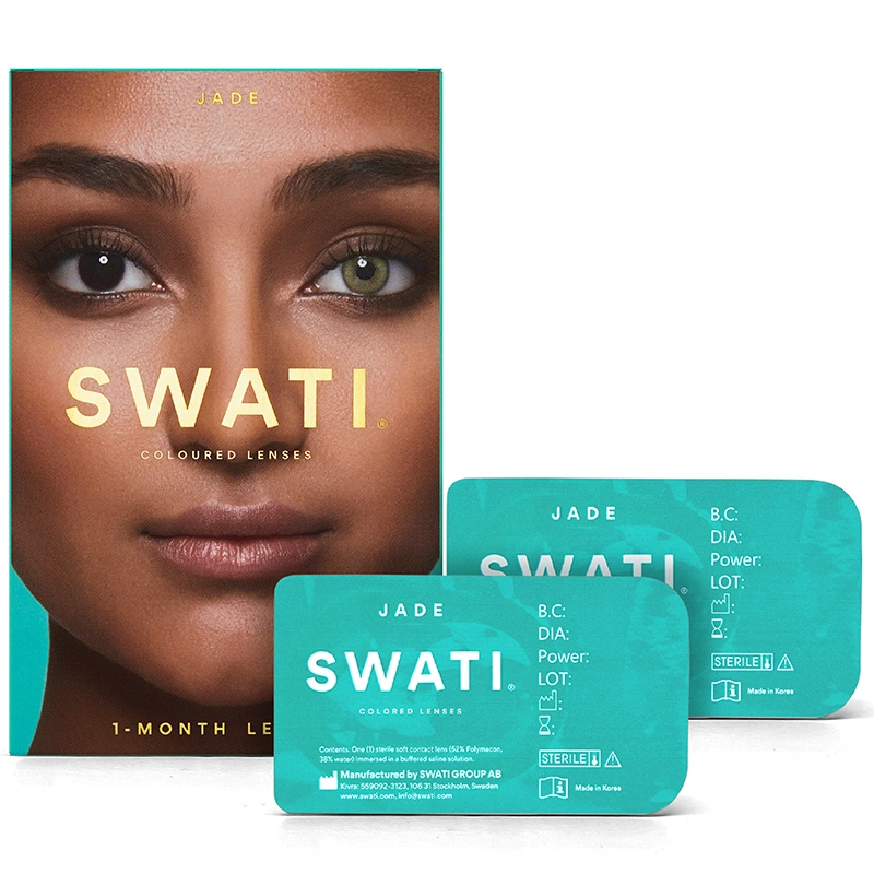 SWATI Cosmetics 1 Month Jade färgade linser - Färgade linser