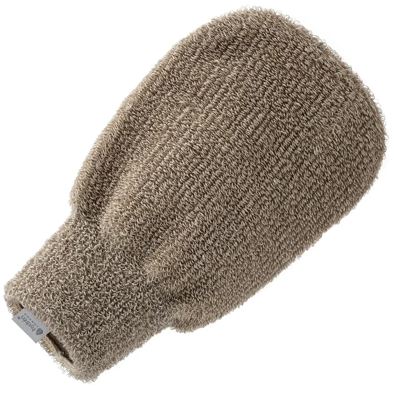 Hydrea London Organic Linen Mitt with Copper - Skrubbhandskar