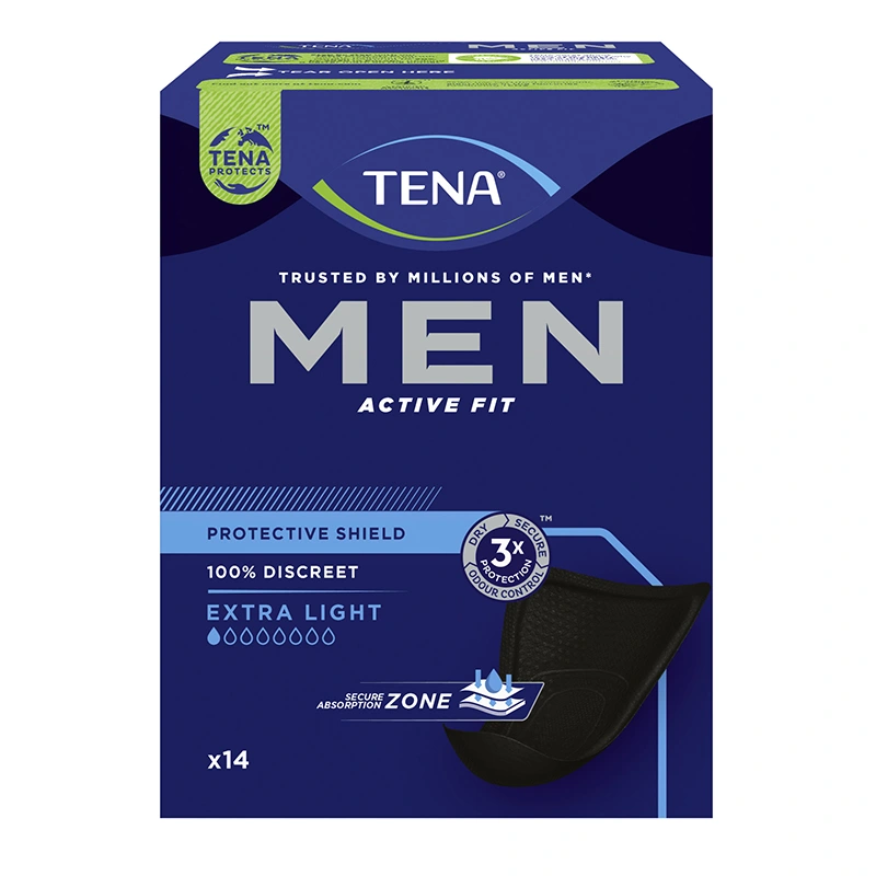 TENA Men Protective Shield Extra Light 14 st - Inkontinensskydd för män