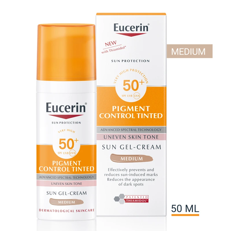Eucerin Pigment Control Tinted Sun Gel-Cream SPF50+ 50ml - Solskydd ansikte