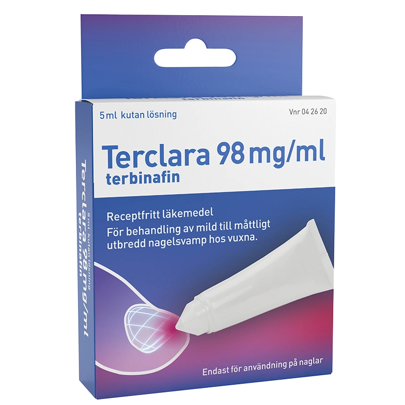 Terclara Kutan lösning 98mg/ml Tub, 5ml - Nagelsvamp