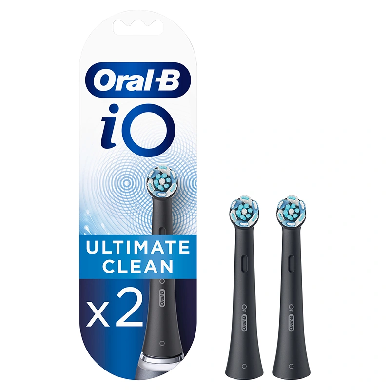 Oral-B iO Ultimate Clean Black Borsthuvud 2-pack - Tandborsthuvuden