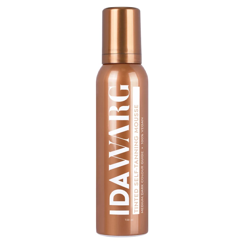 Ida Warg Tinted Self Tanning Mousse Medium Dark 150 ml - Brun utan sol