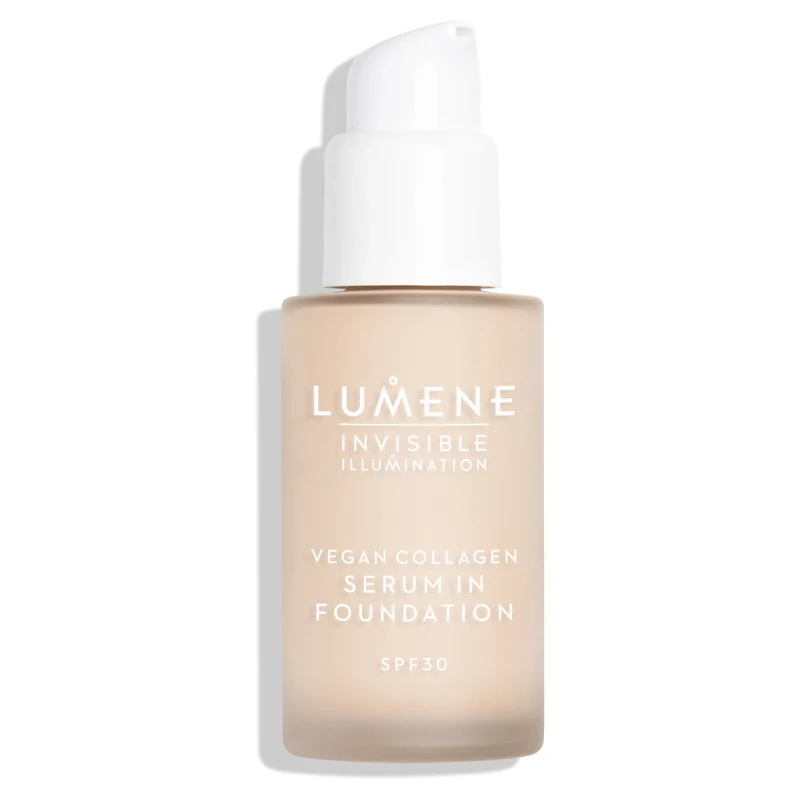 Lumene Invisible Illumination Vegan Collagen Serum in Foundation SPF30 30 ml 00 - Flytande foundation