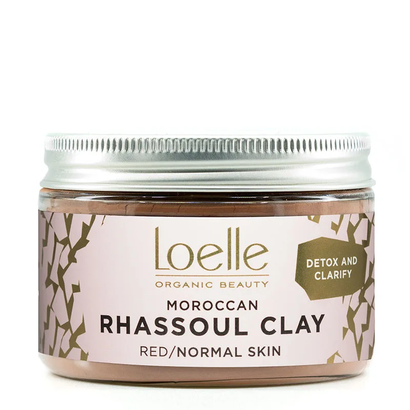 Loelle Moroccan Rhassoul Clay Red Normal Skin 150 g - Ekologisk