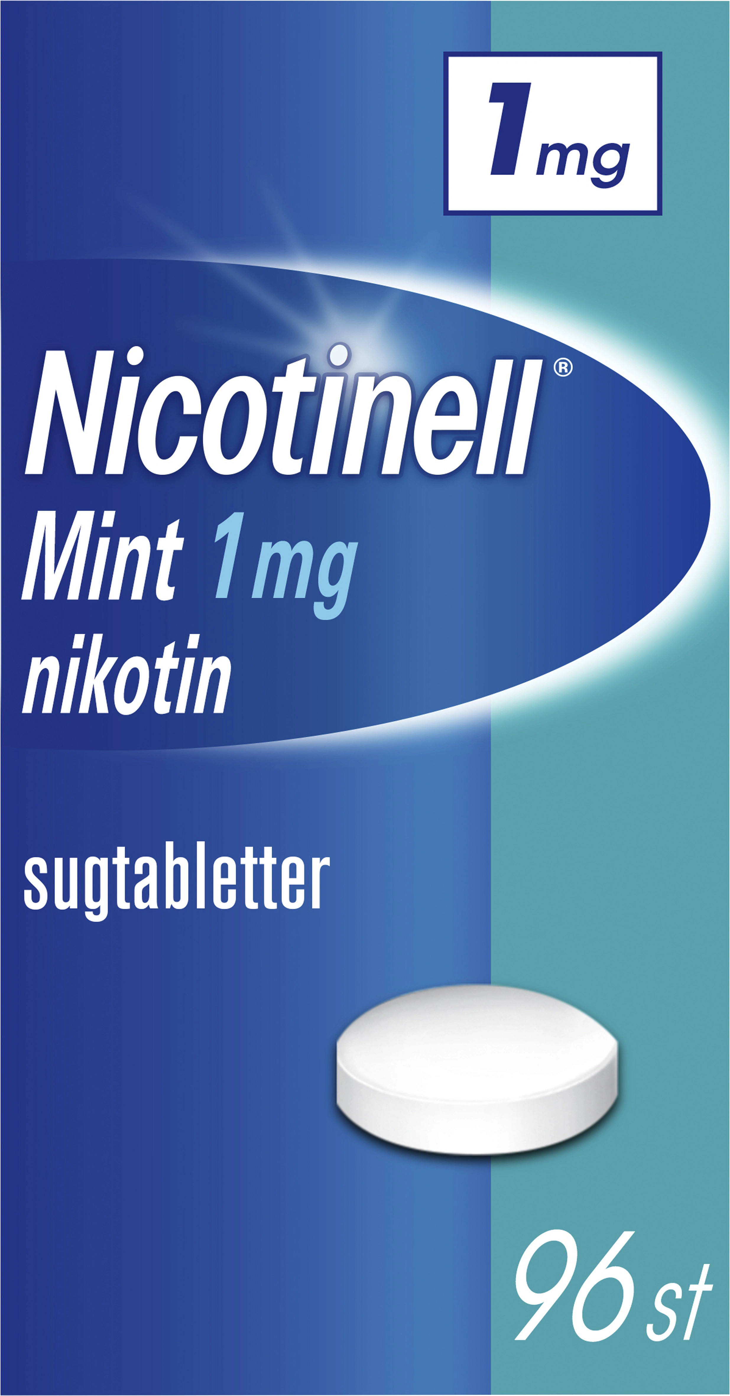 Nicotinell Mint komprimerad sugtablett 1 mg 96 st - Nikotintabletter