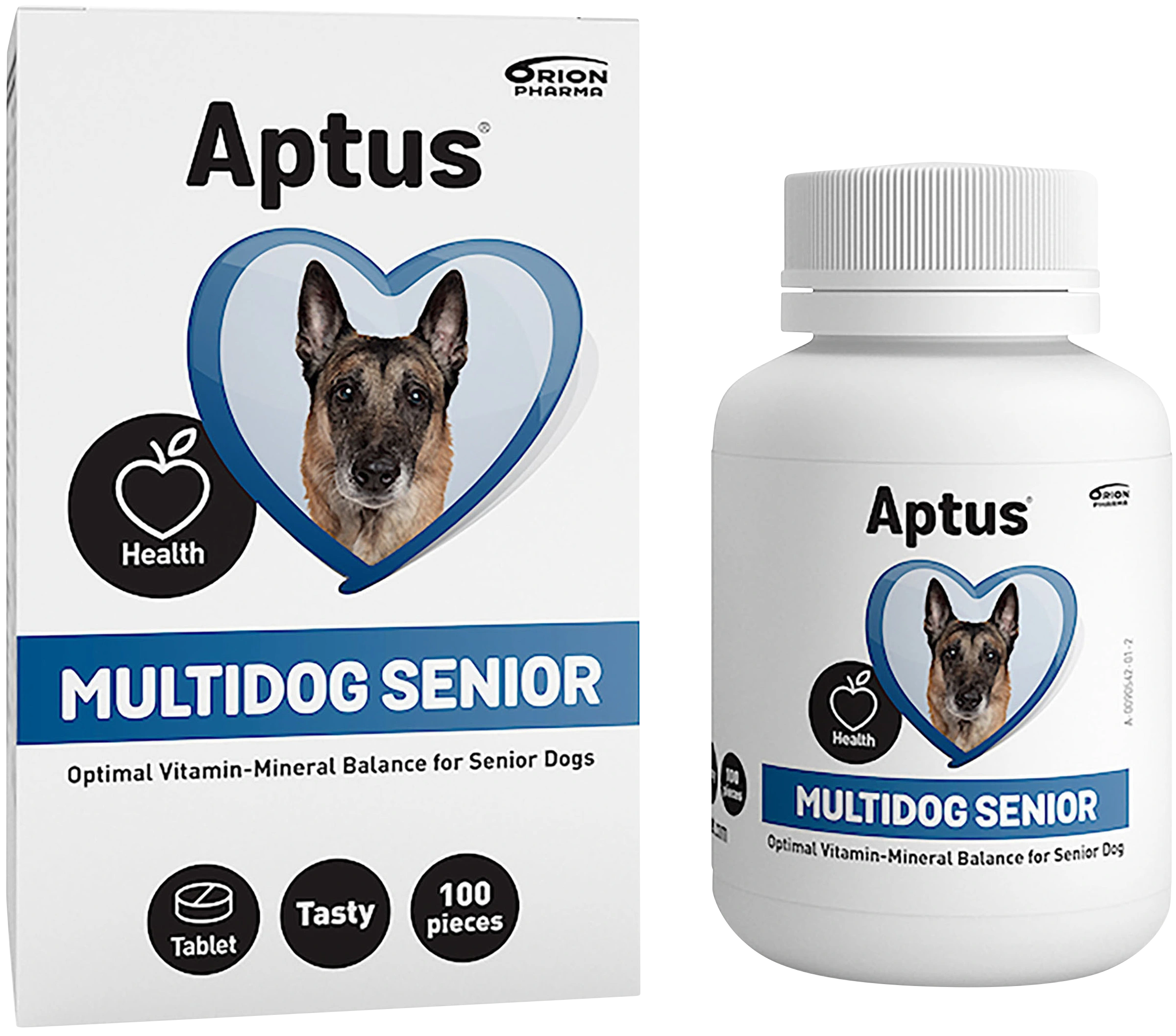 Aptus Multidog Senior tablett 100 st - Hundfoder & fodertillskott