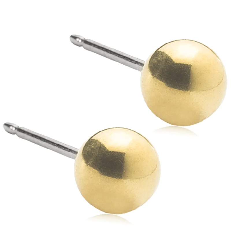 Blomdahl Örhängen Golden Ball 5 mm - Örhängen