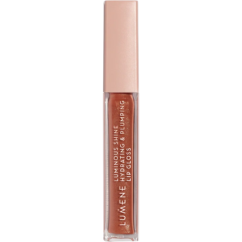 Lumene Luminous Shine Hydrating & Plumping Lip Gloss 5 ml 8 Sunset Glow - Läppglans