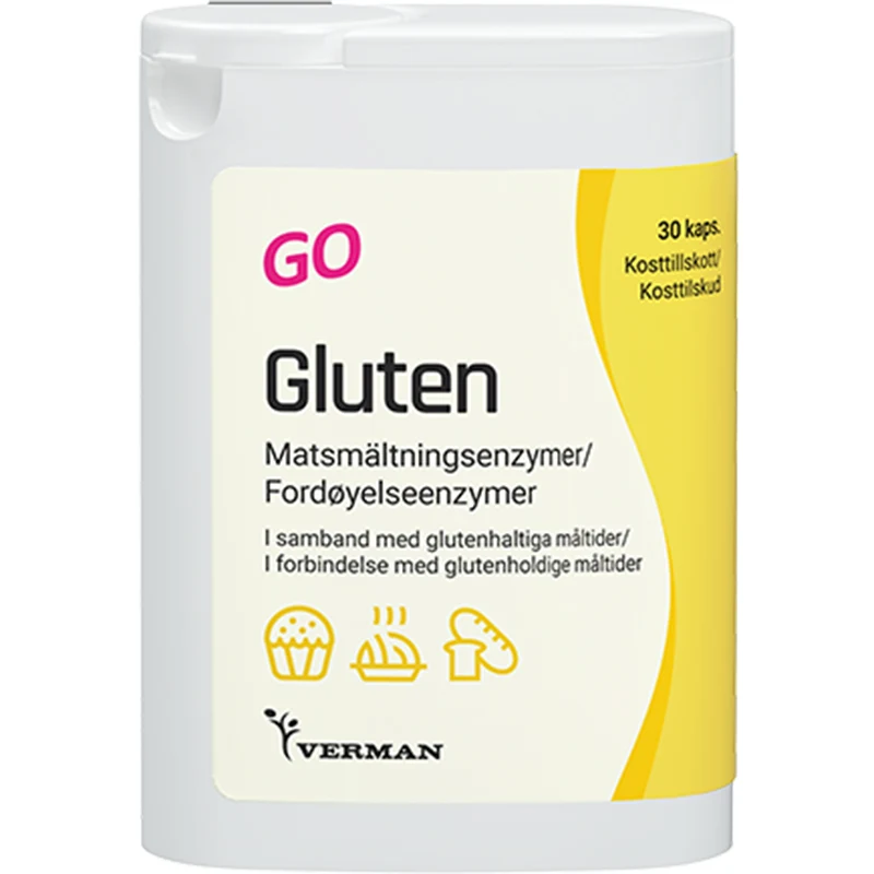 Gluten GO 30 st - Matsmältning & enzymer