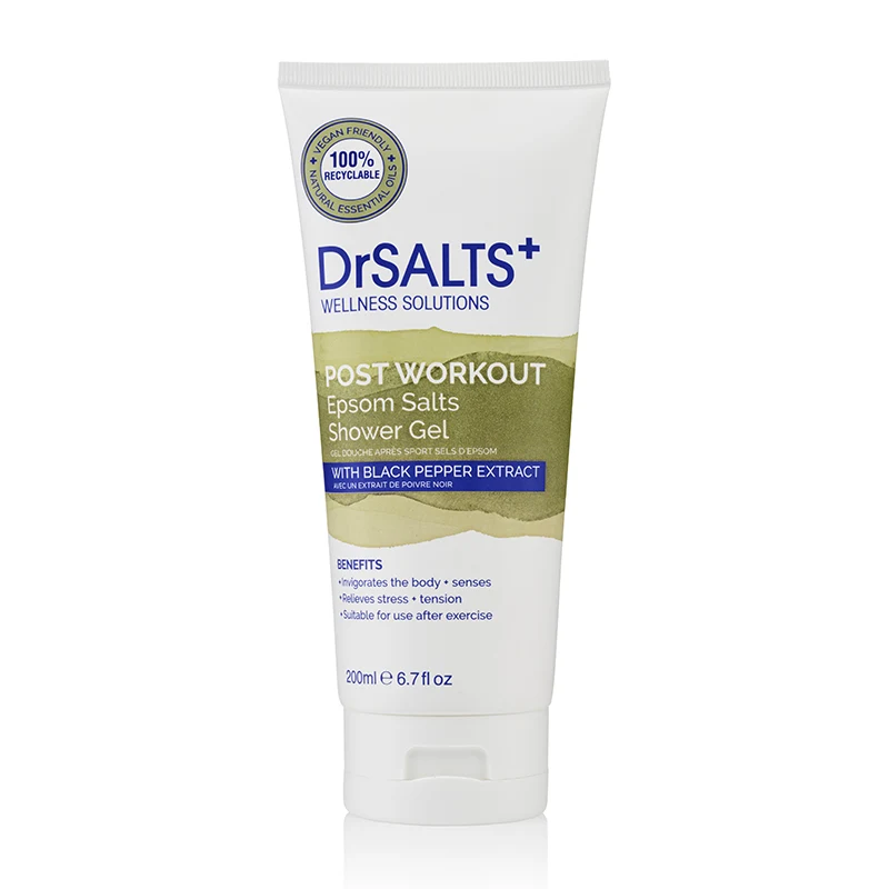 DrSALTS+ Post Workout Epsom Salts Shower Gel 200 ml - Duschkräm & duschtvål