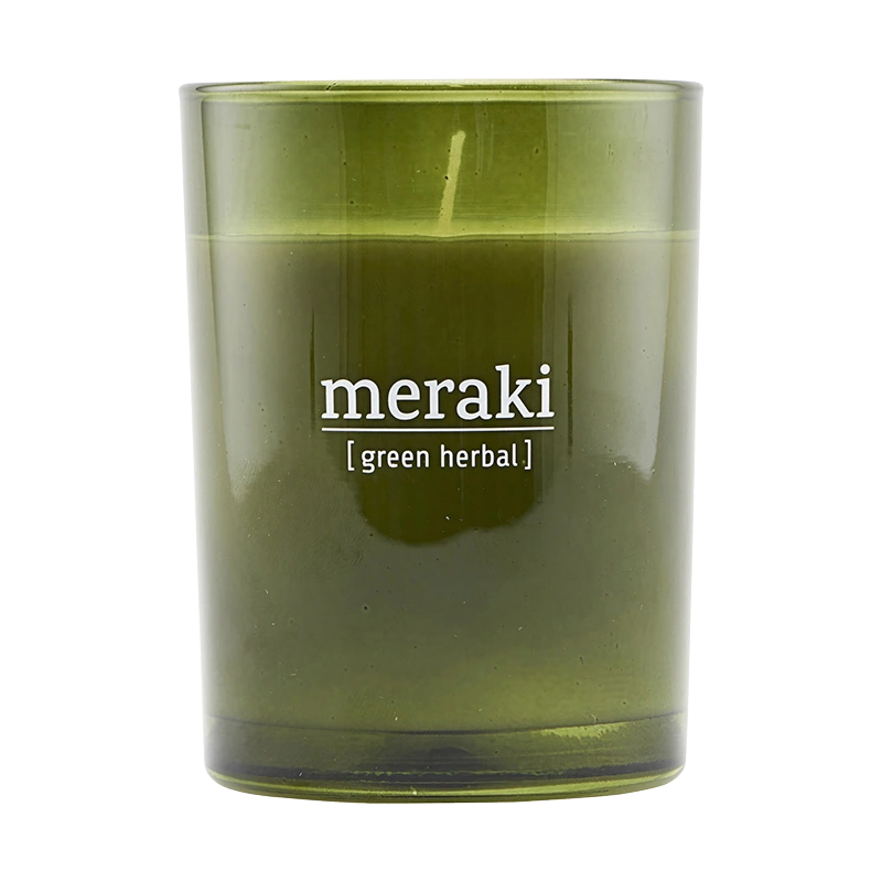 Meraki Doftljus Green Herbal 220 g - Doftljus