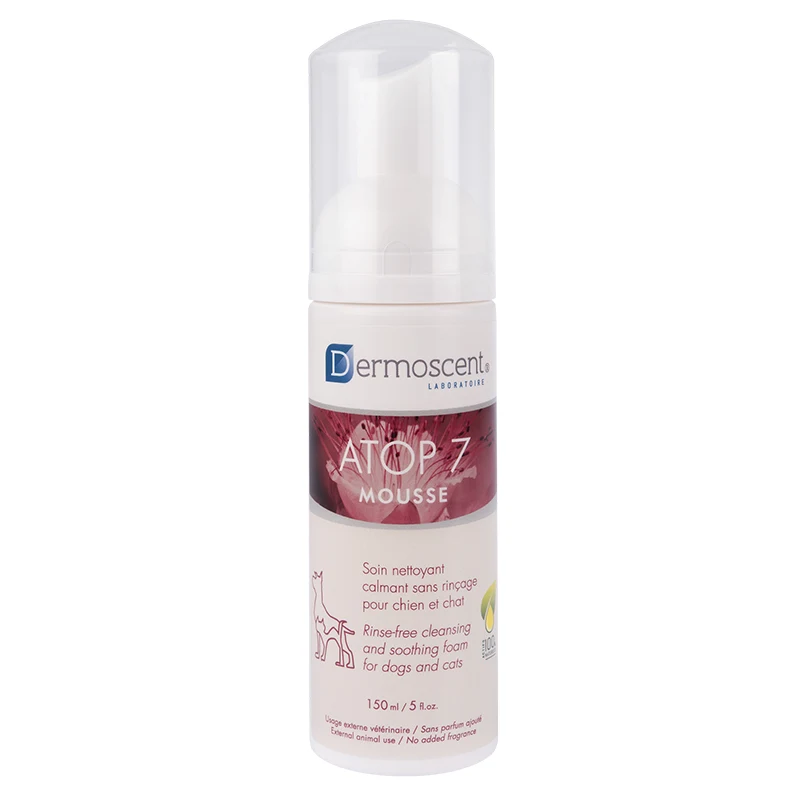 Dermoscent ATOP 7 Mousse för hundar & katter 150 ml - Hudvård för hund