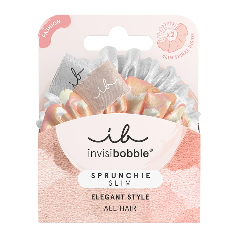 Invisibobble Sprunchie Slim Bella Chrome 2st - Hårsnoddar & tofsar