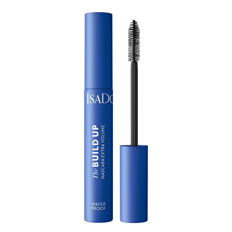 IsaDora Build Up Mascara Extra Volume Waterproof 01 Black 10 ml - Vattenfast mascara